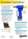 Gesipa PowerBird Gold Edition REV-2 Brochure