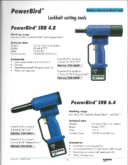 Gesipa PowerBird SRB for Lockbolts Brochure