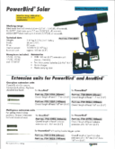 Gesipa Powerbird Solar Brochure