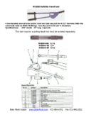 Gesipa RV200 Bulbtite Hand Tool Brochure