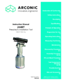 Huck 244BT rivet gun manual hk1113