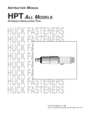 Huck all HPT models rivet gun manual