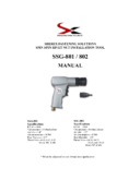 Sherex SSG 801 and 802 manual
