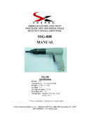 Sherex SSG 808 manual