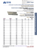 Viking Drill and Tool – Type 26 UBN Straight Flute Set