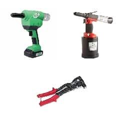blind riveters, rivet guns and tools