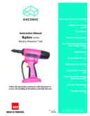 Arconic Huck B4600 battery powered rivet tool manual