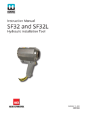 Huck SF32 and SF32L Hydraulic Installation Tools (2020 Instruction Manual)