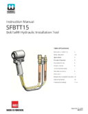 Huck SFBTT15 – Hydraulic Huck Bobtail Installation Tool (2020 Manual)