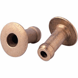 Briv Brass Dome Head Speed Rivets