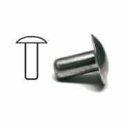Brazier Head Solid Rivets