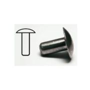 AN 455 AD 12-12, Hard 2117-T4 Aluminum Brazier Head Solid Rivet, 3/8″ x 3/4″