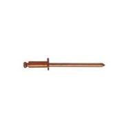 CB4-2C Copper/Steel Klik-Fast Button Head Rivet, 1/8″ Dia.