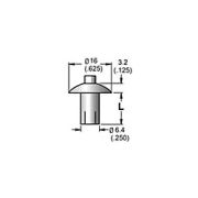 38-208-32-16 Brazier Head Drive Rivet, 1/4″ Dia.