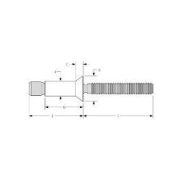 MGL100-R8-8 Steel Flush Head Magna-Lok Rivet, 1/4″ Dia.