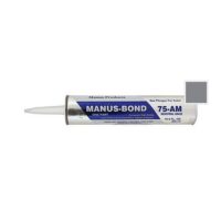 Manus Bond 75-AM adhesive in aluminum gray color.