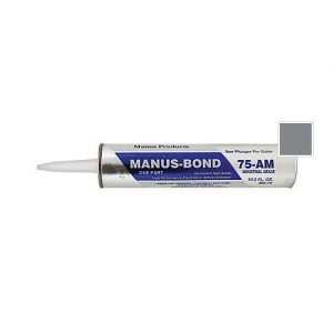 Manus Bond 75-AM adhesive in aluminum gray color.