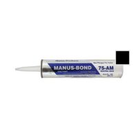 Manus Bond 75-AM adhesive in black color.