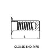 Sherex #SXS25-451CY NAS 1330 Countersunk Head Style
