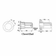 Sherex Rivet CAH2 SERIES – #CAH2-1015-7.9 – Thread Size: #M10x1.5 ISO
