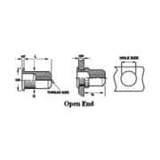 Sherex CAL Series – #CAL2-1015-7.9 – Rivet Nut – Steel