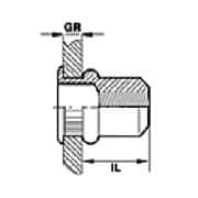Sherex CAO2 Series – #CAO2-580-3.3 – Rivet Nut – Steel