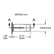 Sherex CPB Series – #CPB2-610-7.1 – Rivet Nut – Steel