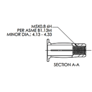Sherex CPB Series – #CPB2-610-7.1 – Rivet Nut – Steel